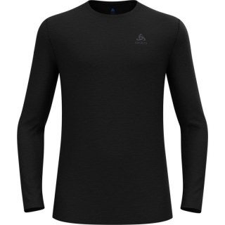 Koszulka męska ODLO Merino 160 BL Top Crew Neck l/s roz. L Czarna