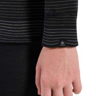 Zestaw bielizny dziecięcej Odlo Set long ACTIVE WARM ECO SET roz. 92cm Czarno-Szary