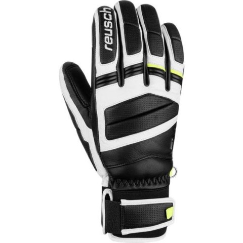 Rękawice REUSCH Master Pro r. 9 czarno-biało-zółte