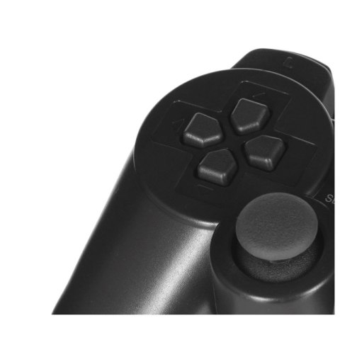 VAKOSS GAMEPAD BEZPRZEWODOWY USB Z FUNKCJĄ DUAL SHOCK, PC/PS3, TRYB CYFROWY I ANALOGOWY, GP-4705BK CZARNY