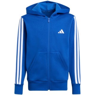 Bluza dla dzieci adidas Essentials Full-Zip Hoodie niebieska JY4977