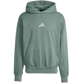 Bluza męska adidas A SZN W FL HD zielona JL6538