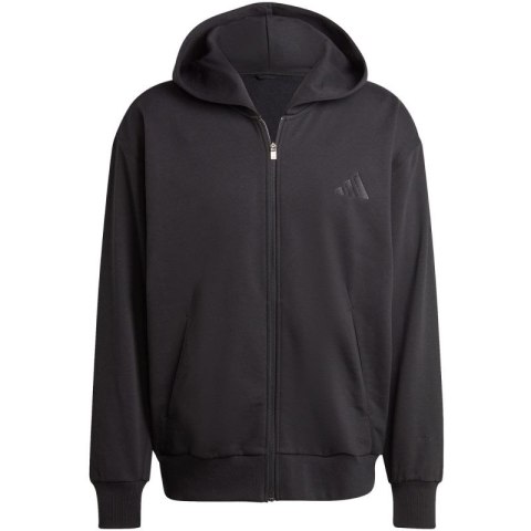 Bluza męska adidas All Szn Fleece Full-Zip Hoodie czarna IX1249