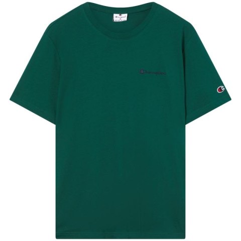 Koszulka męska Champion SS Tee zielona 221798 GS584