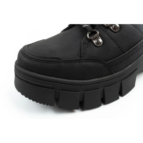 Lee Cooper buty sportowe damskie zimowe trekkingowe ocieplane czarne wysokie