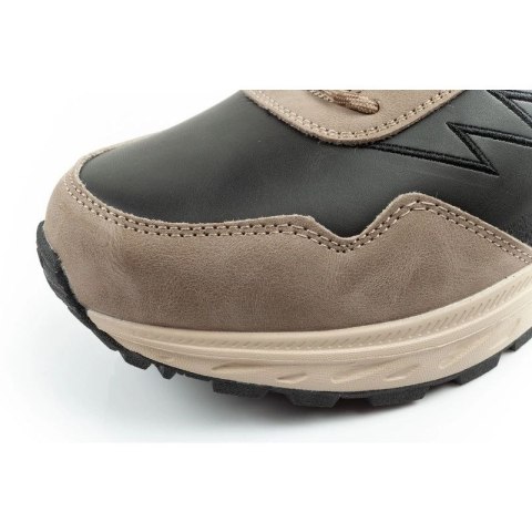 Lee Cooper buty sportowe męskie zimowe trekkingowe ocieplane za kostkę beżowe czarne