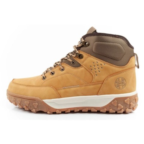 Lee Cooper buty sportowe męskie zimowe trekkingowe ocieplane za kostkę karmelowe