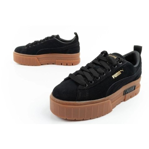 Puma Mayze buty damskie sportowe Sneakersy platforma czarne modne skóra