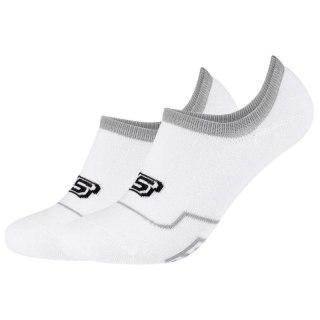 Skechers 2PPK Cushioned Footy Socks SK44011-1000 Białe 43-46