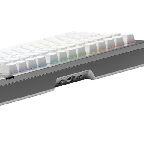 Glorious Gaming GMMK 3 PRO 75% Prebuilt klawiatura USB + RF Wireless + Bluetooth QWERTY US English Srebrny