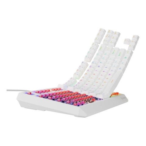 Klawiatura GENESIS Thor 230 TKL Gaming USB QWERTY US English Biały