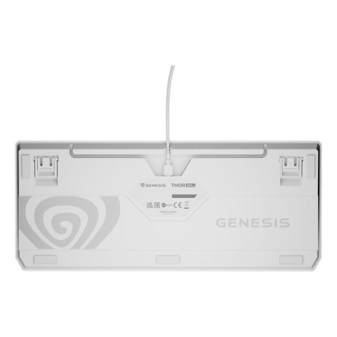 Klawiatura GENESIS Thor 230 TKL Gaming USB QWERTY US English Biały