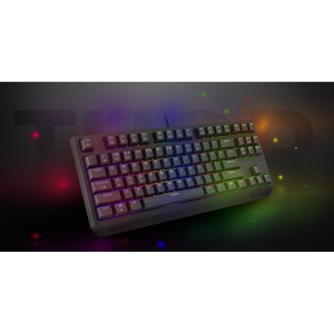 Klawiatura GENESIS Thor 230 TKL Gaming USB + RF Wireless + Bluetooth QWERTY Czarny