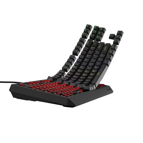 Klawiatura GENESIS Thor 230 TKL Gaming USB + RF Wireless + Bluetooth QWERTY Czarny