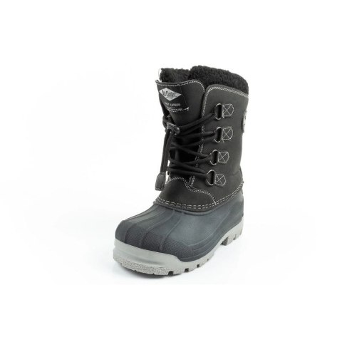 Lee Cooper buty zimowe śniegowce dziecięce ocieplane dla chłopca czarne