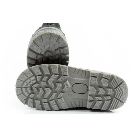 Lee Cooper buty zimowe śniegowce dziecięce ocieplane dla chłopca czarne