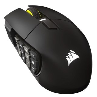 Mysz do gier Corsair SCIMITAR ELITE WIRELESS SE - Brąz metal, Optyczna sieć bezprzewodowa / USB 2.0 Typ A / 16 programowalnych p