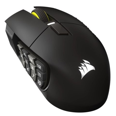 Mysz do gier Corsair SCIMITAR ELITE WIRELESS SE - Brąz metal, Optyczna sieć bezprzewodowa / USB 2.0 Typ A / 16 programowalnych p