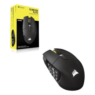 Mysz do gier Corsair SCIMITAR ELITE WIRELESS SE - Brąz metal, Optyczna sieć bezprzewodowa / USB 2.0 Typ A / 16 programowalnych p