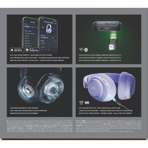 Słuchawki Steelseries Arctis Nova 3X Wireless for Xbox, Levander