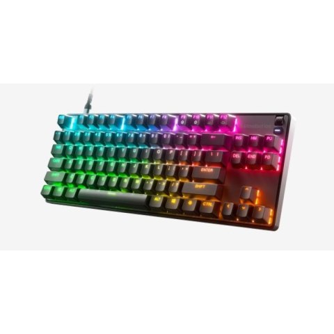 SteelSeries Gaming Keyboard Apex 9 TKL Gaming keyboard Durable and Portable, the detachable USB-C braided cable can withstand th