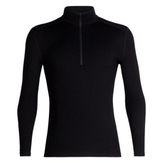 Bluza termoaktywna Icebreaker 260 Tech L/S Half Zip - black
