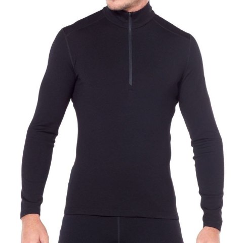 Bluza termoaktywna Icebreaker 260 Tech L/S Half Zip - black