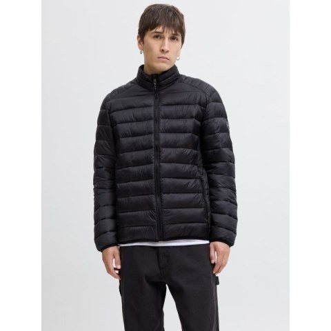 Jack&Jones męska kurtka puchowa JJEBRADLEY LIGHT PUFFER COLLAR NOOS 12280971 BLACK