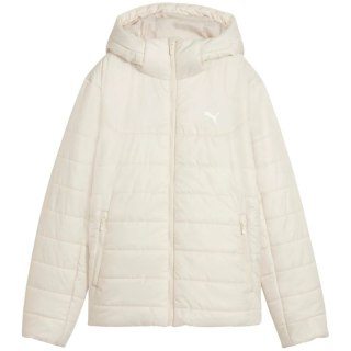 Kurtka damska Puma ESS Hooded Padded ecru 685231 87