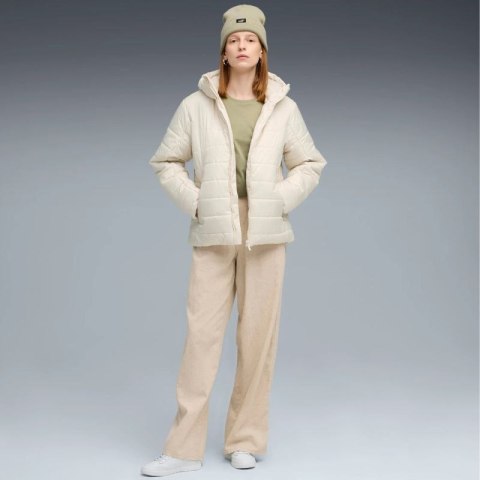 Kurtka damska Puma ESS Hooded Padded ecru 685231 87