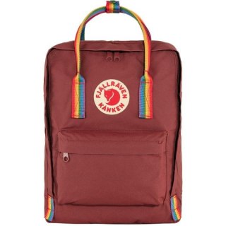 Plecak Fjallraven Kanken Rainbow - ox red/rainbow pattern