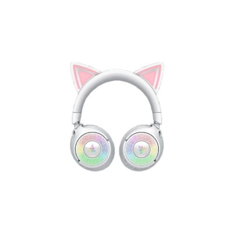Zestaw słuchawkowy Razer Kraken Kitty V3 Pro Bluetooth Nauszne Mikrofon Bezprzewodowy Biały