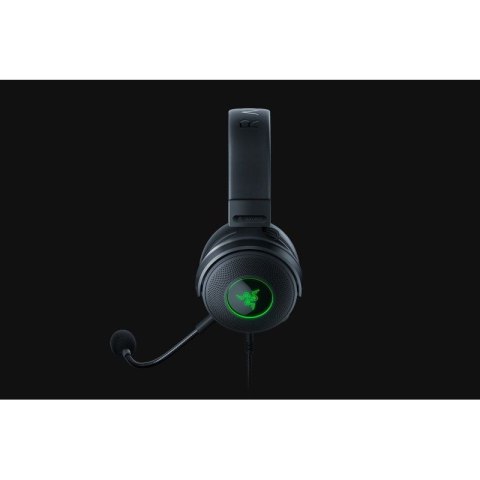 Zestaw słuchawkowy Razer Kraken V3, przewodowa opaska na głowę, Gaming, USB Typu-A, Czarny