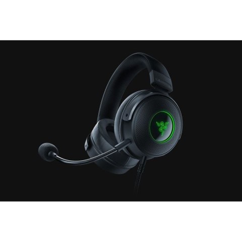 Zestaw słuchawkowy Razer Kraken V3, przewodowa opaska na głowę, Gaming, USB Typu-A, Czarny