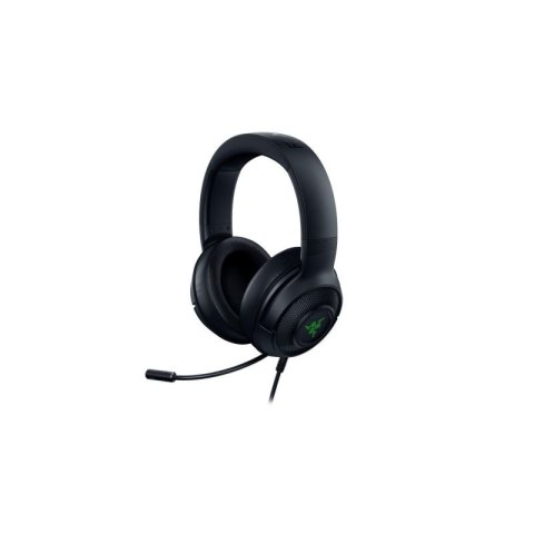 Zestaw słuchawkowy Razer Kraken V3, przewodowa opaska na głowę, Gaming, USB Typu-A, Czarny