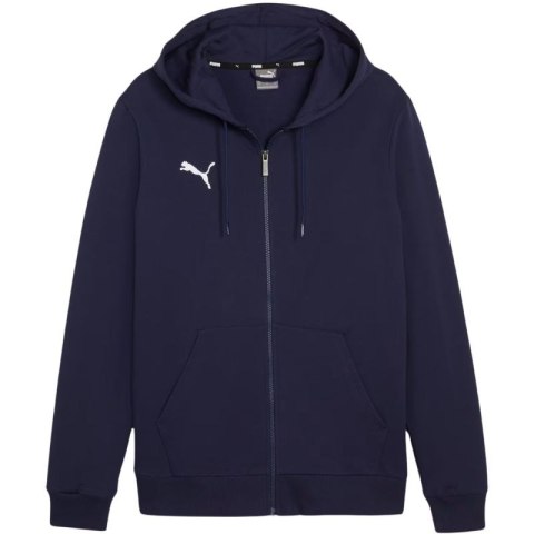 Bluza dla dzieci Puma teamGoal Casuals Hooded granatowa 658596 06
