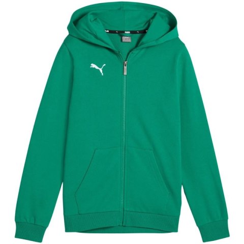 Bluza dla dzieci Puma teamGoal Casuals Hooded zielona 658596 05