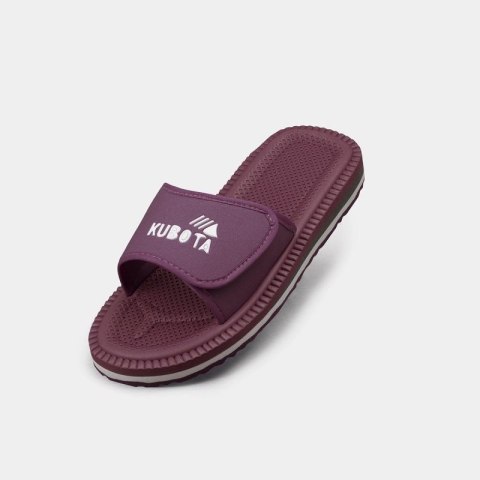 Klapki kubota rzep burgundowe K0000-100-011-07-1