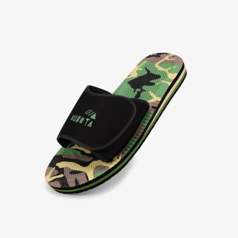 Klapki kubota rzep multicolor moro czarny K24AW-100-002-23-1