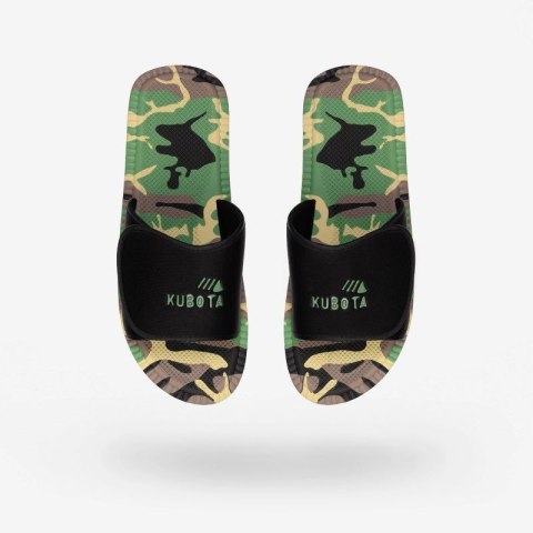 Klapki kubota rzep multicolor moro czarny K24AW-100-002-23-1