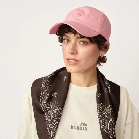 Kubota czapka z daszkiem różowa K25SS-501-001-28-1