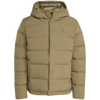 Kurtka męska adidas Helionic Climawarm Hoodie oliwkowa JX0580