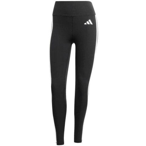 Legginsy damskie adidas Optime Essentials 3-Stripes 7/8 czarne JD6545