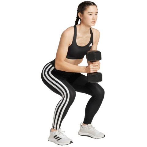 Legginsy damskie adidas Optime Essentials 3-Stripes 7/8 czarne JD6545