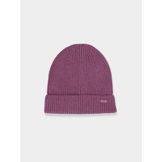 Czapka zimowa z dodatkiem materiałów z recyklingu damska 4F 4FAW23ACAPF287-53S