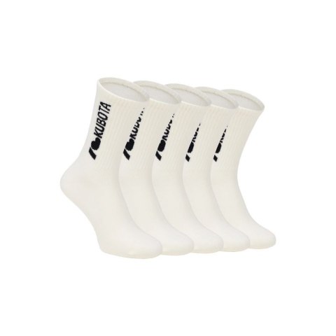 Kubota 5-pak skarpet i love kubota kremowe K25SS-300-002-01-5