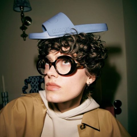 Kubota klapki basenowe basic plain cloud niebieskie K25SS-101-002-14-1