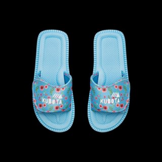 Kubota klapki rzep multicolor kwiatkowy niebieski K25SS-100-001-14-1