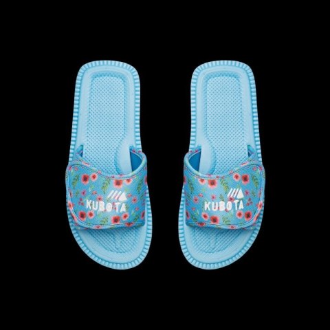 Kubota klapki rzep multicolor kwiatkowy niebieski K25SS-100-001-14-1