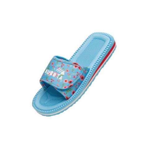 Kubota klapki rzep multicolor kwiatkowy niebieski K25SS-100-001-14-1